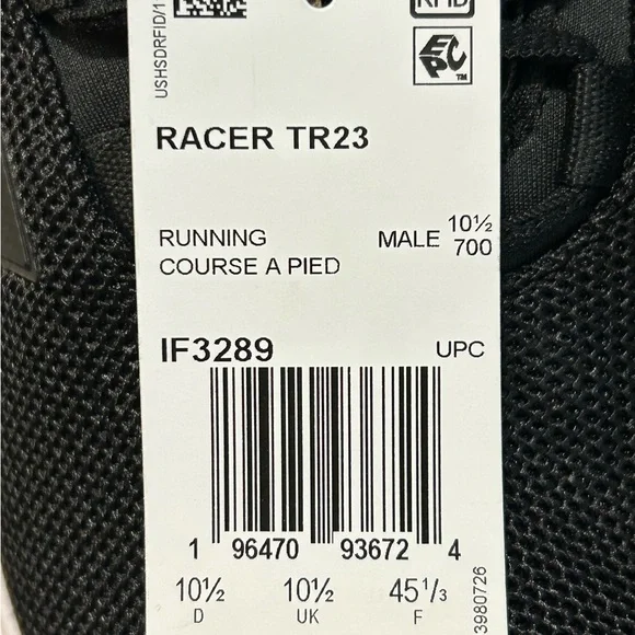 Adidas Black and Orange Athletic Shoes with Sock-Like Fit - Picture 11 of 11